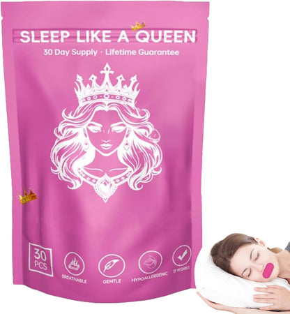 Queen Mouth Tape for Sleeping, Breathable Strips