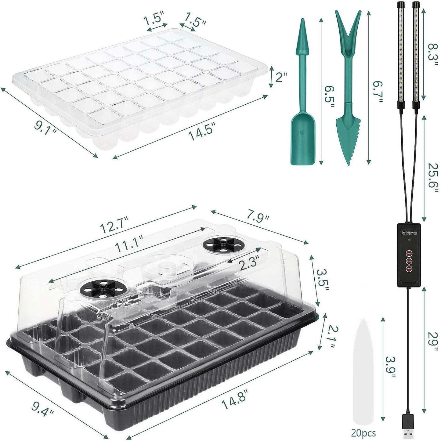 Seed Germination Tray Set