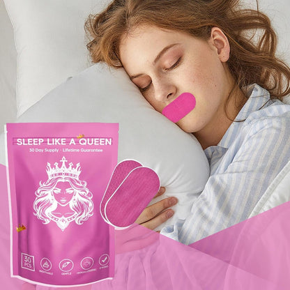 Queen Mouth Tape for Sleeping, Breathable Strips